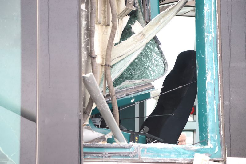 zware trambotsing op Erasmusbrug in Rotterdam